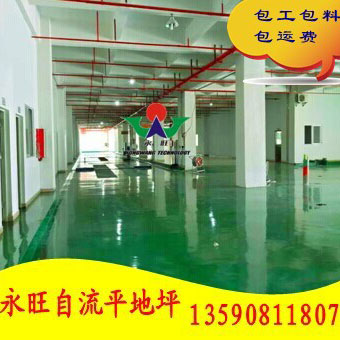 深圳石巖汽車檢測(cè)站施工的環(huán)氧自流平地坪漆完工