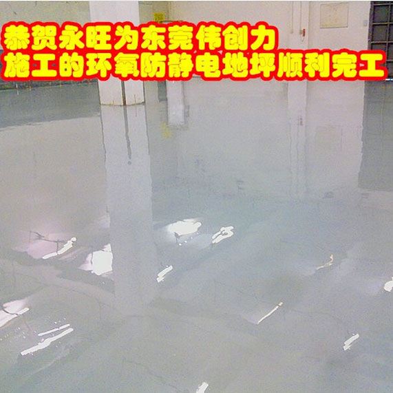 東莞偉創(chuàng)力環(huán)氧防靜電地坪漆工程